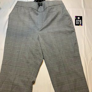 Banana Republic Hayden Slacks Sz. 14P Glen Plaid
